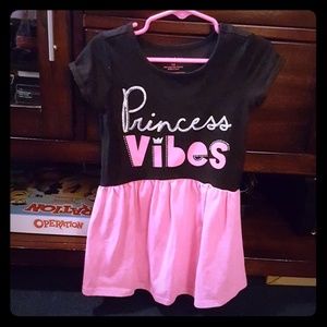 Pink and black dress girl 4